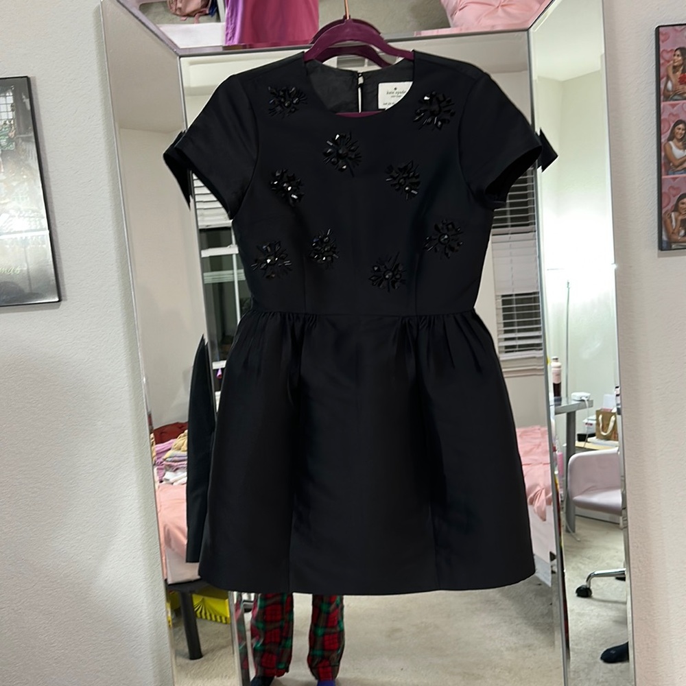 Kate spade black jewel dress